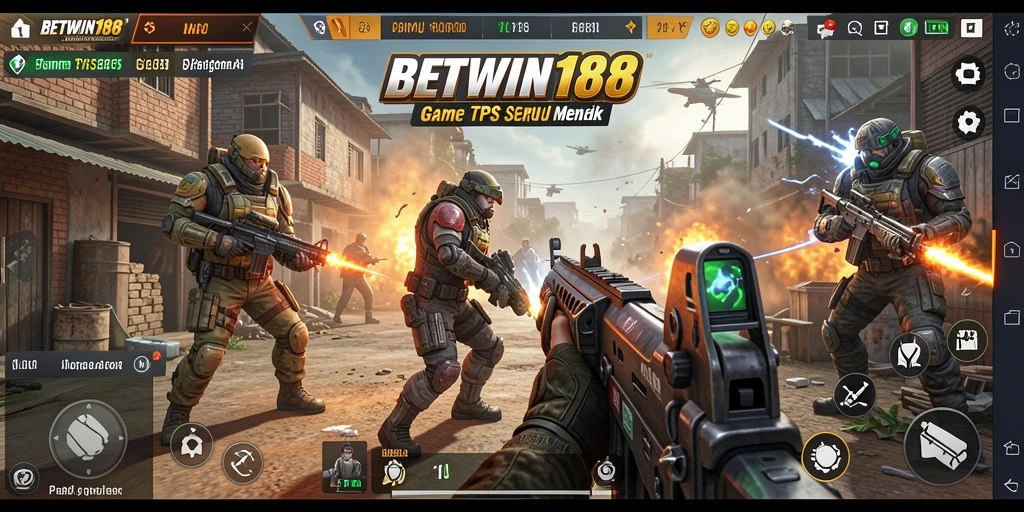 Tangkapan layar menunjukkan aksi intens dari gameplay BETWIN188.