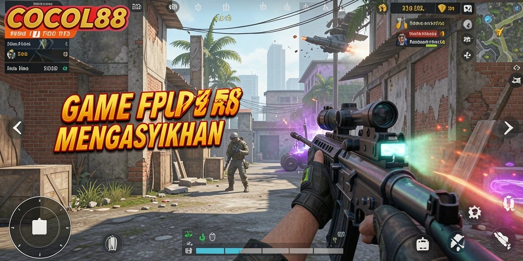Tampilan utama gameplay COCOL88 dengan aksi tembak-menembak yang seru.