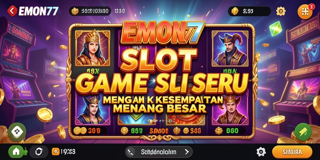 Screenshot EMON77 menampilkan gameplay Slot yang mengasyikkan.