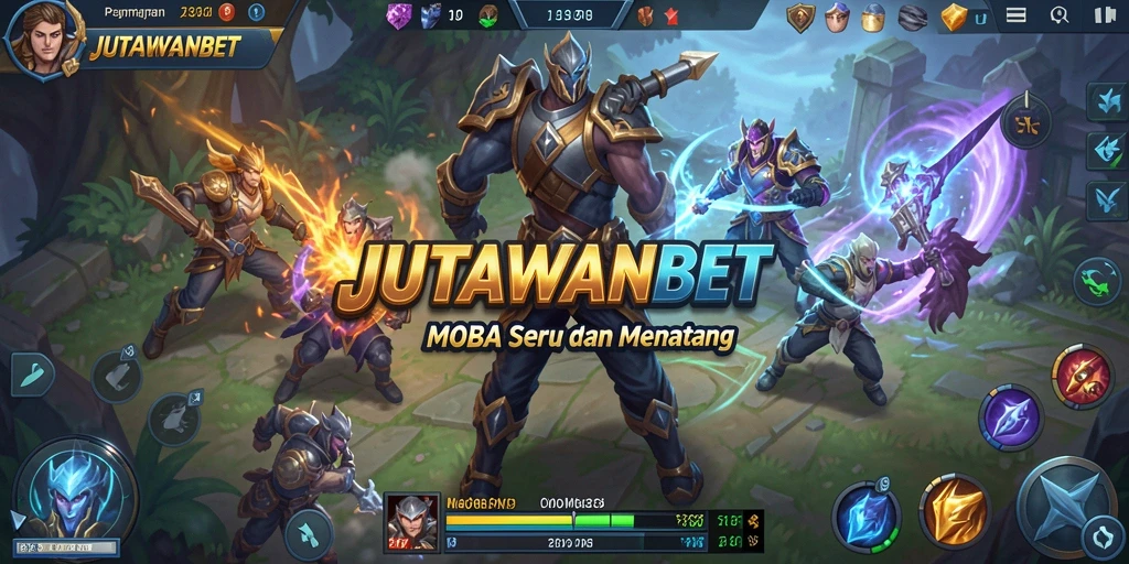 Tampilan mendebarkan saat gameplay dalam JUTAWANBET.