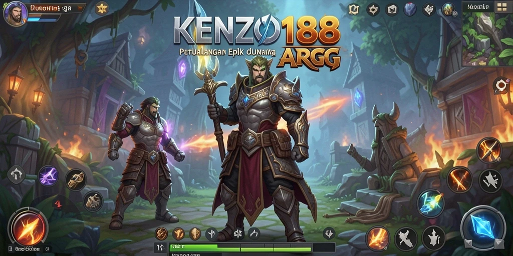 Tampilan gameplay ARPG yang seru dan mendebarkan dari KENZO188.