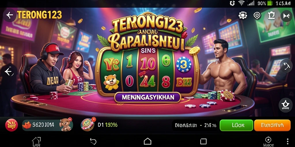 Screenshot utama TERONG123 menunjukkan gameplay Kasino yang mendebarkan.