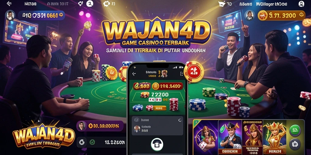 Gameplay seru Live Casino di WAJAN4D dengan dealer profesional.